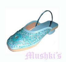 beaded slipper - click here for large view